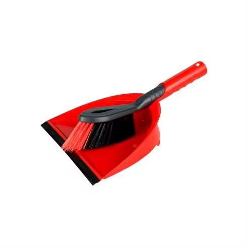 VILEDA Pala y Cepillo de Plástico VILEDA, Limpieza Doméstica, Color Rojo - 77630 Pala y cepillo Accesorios y Recambios Productos Limpieza Escobas - 1