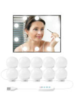 Espejo De Vestíbulo Estilo Hollywood Con Luz LED Regulable Y Recargable Por USB (no Incluye Espejo) - details 0