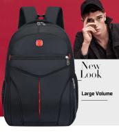 Mochila De Cuero PU Grande Capacidad Color Sólido Y Ligera Para Hombres Y Mujeres Estilo Casual Con Sujeción Por Cierre De Cremallera Sistema De Porte Curva Fisiológica - details 2