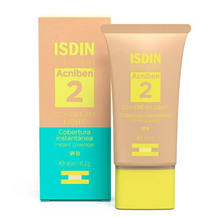Isdin Acniben Cc+ Cream Spf30+ 40 ml Color Light — oferta en Miravia