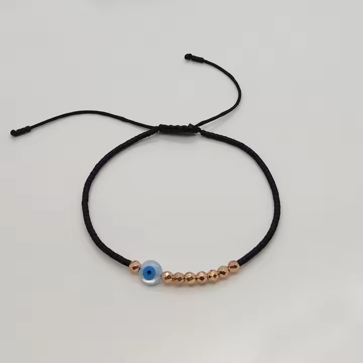 Pulsera De Concha Y Ojo Maléfico Con Semillas Miyuki Para Mujeres Y Hombres Joyería Sencilla Y Delgada Hecha a Mano Para Fiestas Aniversarios Regalos - 1