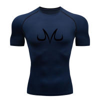Camiseta De Compresión Para Hombre Fitness Workout Con Estampado De Anime Sport Típica De Gimnasio Secado Rápido Top Tee Verano - details 11