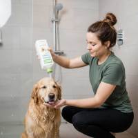 Champú para Perros 1litro, Formato Ahorro, Champú Gel suavizante vitaminado para perros SanDimas - details 0