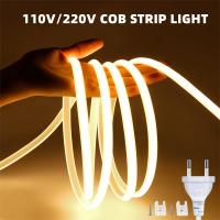 Tira De LED COB Alta Brillante CRI RA90 288leds/M 110V 220V Impermeable Para Jardín Exterior Decoración De Cocina Y Habitaciones - details 1