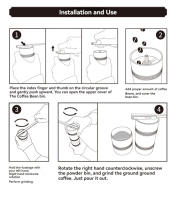 CAMPINGMOON Molino De Café Manual Para Acampar Resistentes Al Agua Plegables Sin Químicos Originales En China Acero Inoxidable - details 8