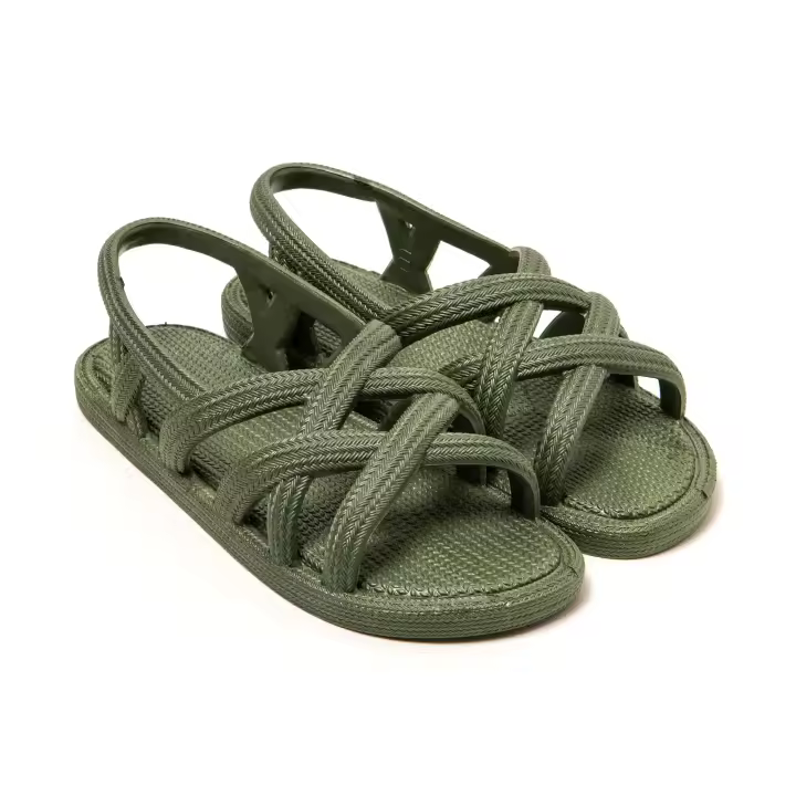 Brasileras Sandalias Planas de Goma para Mujer – Estilo Básico y Moderno Ideal para Playa, Piscina y Ciudad - 1