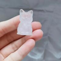 Adornos De Gato De Cristal Natural Carved by Hand Piedra Original Gema DIY Artesanías Animales Arte Hecho a Mano - details 7