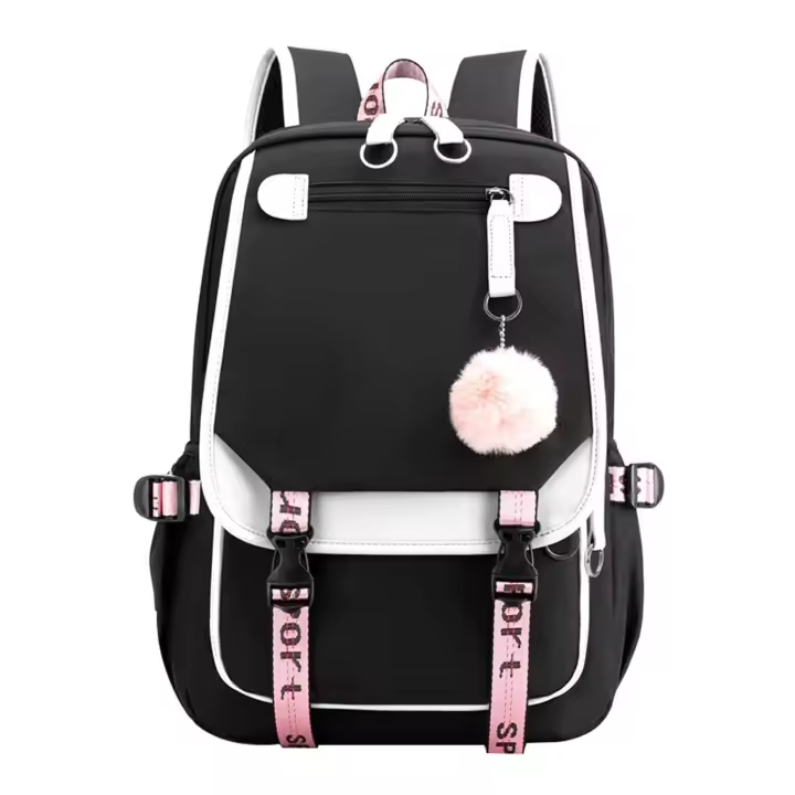 El paño de Oxford hace excursionismo la mochila con la carga USB y el puerto de auriculares para los estudiantes - 1