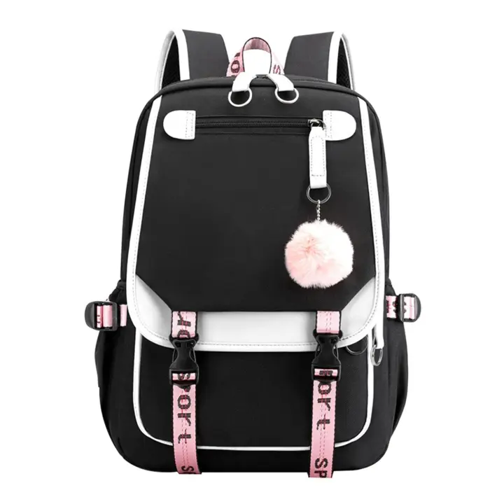 El paño de Oxford hace excursionismo la mochila con la carga USB y el puerto de auriculares para los estudiantes - 1