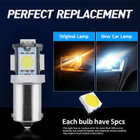 Lámparas LED Para Coche 20Pcs BA9S T10 T4W 5050 5SMD Luz Interior Automática Lámpara De Mapa Lectura Lateral Esquina Parker 12V 24V Universal - details 3