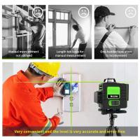 Nivel Laser HILDA Con Ventana Giratoria De 16 Líneas Horizontal Y Vertical Autocorrección 360° Herramientas De Nivel De Láser Ultra Fuerte - details 6