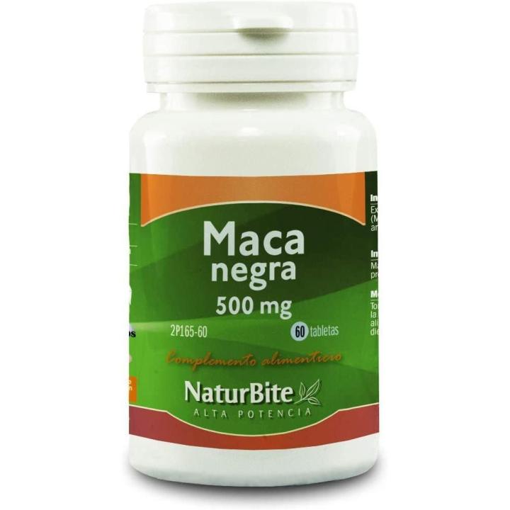 Naturbite Maca Negra Andina 500 mg 60 Comprimidos