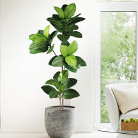 Falsa Hoja De Magnolia Y Ficus 105cm Para Decoración De Jardín Patio Interior Oficina Hoja De Figura Artificial De 41.3 Pulgadas - details 18