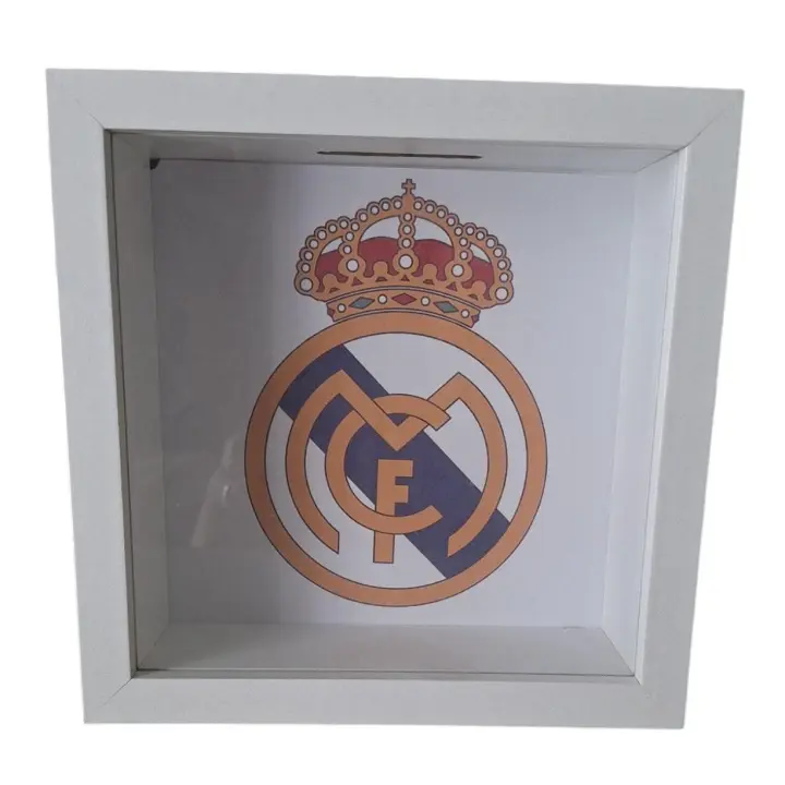 Lote Escudo del Madrid con nombre - (DEJAR NOMBRE EN CHAT O NOTAS) Regalo futbol R Madrid - Regalo para hombre mujer o niño - 1