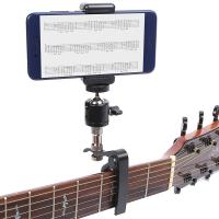 Apertura De Guitarra De Aleación De Aluminio Con Soporte Para Teléfono Para Grabación De Videos De Enseñanza De Ukulele Y Guitarra - details 0