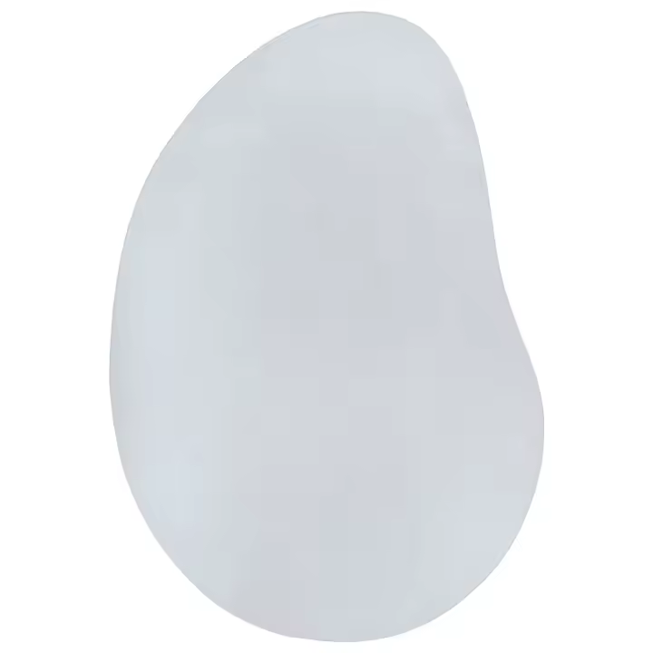 Alfombras vidaXL Gris Poliéster 160 x 230 cm Alfombras de Área Ovalada - 1