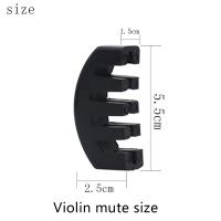 M MBAT 1pc Silenciador De Violín De Goma Mute Práctica Fiddle Reducción Del Volumen Accesorios Para No Disturbar a Otros Para Descansar - details 9