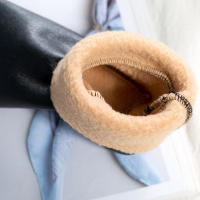 Botas Térmicas De Cuero Para Hombres Y Mujeres Invierno Calor Interior Antideslizante Suave Calcetines Gruesos Para Casa - details 7