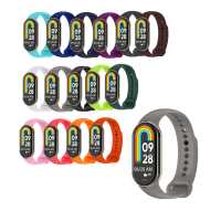 Ociodual Correa de Recambio Compatible con Xiaomi Mi Band 9 y Mi Band 8, de color Gris, Repuesto de Silicona Suave Flexible Sport Goma Transpirable - details 2