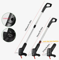 Cortacésped Portátil Inalámbrico Con Batería De Litio Para Jardín Trimmer De Hierba Herramienta De Jardinería Para El Hogar Eliminador De Malas Hierbas - details 1