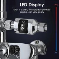Termómetro Digital Para Baño De Bebé Con Pantalla LED Mostrador De Temperatura Termómetro Eléctrico Para Ducha Sin Dispositivo Inteligente Material Metálico - details 6