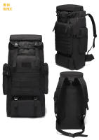 Mochila de Tela Oxford de 65L para Exterior, mochila táctica de camuflaje para senderismo, mochila de montañismo, mochila de viaje para parampar para helbres - details 15