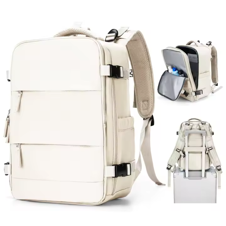 Mochila Grande Para Viaje Para Hombres Aprobada Por Ryanair 40x20x25 Bolsa De Equipaje Para Mujeres Impermeable Con Compartment Para Portátil Bolsa De Trabajo Ejecutiva - 1