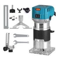 2000W Enrutador de Madera eléctrico de 6 velocidades ajustable Trimmer Eléctrico Fresado de carpintería Grabado Ranurado Máquina de Corte Herramienta de enrutador de talla - details 8