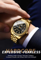 Reloj De Pulsera De Moda Para Hombre BINBOND Business Sports Quartz Impermeable Luminoso Clásico Con Calendario Creativo B7012 Material De La Correa De Acero Inoxidable - details 1