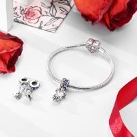 Encanto De Plata De 925 Para Pulsera Con Barco De Paseo Y Corazón Joyería Fina Para DIY Regalo Con Cuentas De Papel Y Rosas - details 174