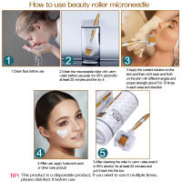 ZGTS Derma Roller De 540 Agujas Para El Rostro Y El Cuerpo Cuidado De La Piel Y Crecimiento Del Vello Profesional Herramienta De Belleza Microneedle Roller - details 5