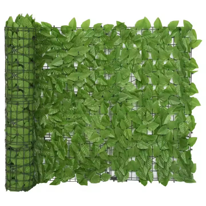 Toldo para balcón con hojas verde 400x100 cm - 1