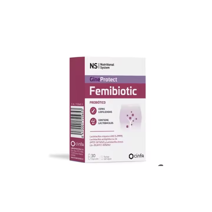 NS GineProtect Femibiotic 30 Cápsulas, Cinfa. - 1