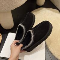 Zapatos De Plataforma Para Mujer Calzado Casual Con Punta Redonda Y Peluche Zapatos Slip-on De Bajo Boca Botas De Invierno Con Suela De Goma Para Vestir Y Uso Diario - details 14