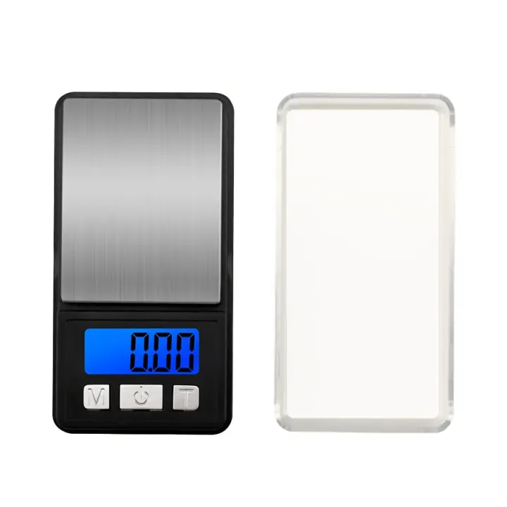 FODWET Escala Digital Mini De Precisión 0.01g Con Pantalla LCD Portátil Para Joyería Y Medicina Herbal Escala De Miligramos De Acero Inoxidable - 1