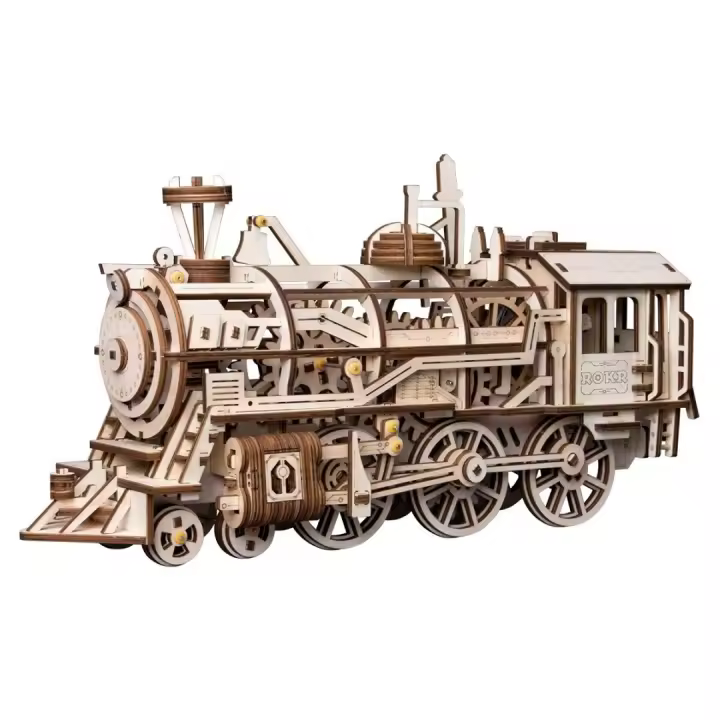 Kit DIY Locomotora de Madera 3D | Desafío para Mayores de 14 Años - 1