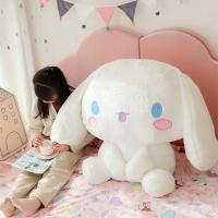 Muñeco De Peluche Grande De Anime Sanrio Con Orejas Grandes Y Diseño De Cinnamoroll Regalo De Cumpleaños Para Niños Juguete De Cojín Sentado De Dibujos Animados Japonés - details 0