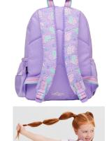 Mochila Escolar Smiggle Australia Ángel Conejo Morado Para Estudiantes Primarios Diseño De Dibujos Animados Ideal Para Actividades Externas Y Uso Diario - details 12