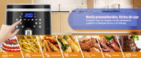 AIGOSTAR Freidora de Aire sin Aceite 7L,1900W, Inteligente, Conexión Wifi. Pantalla LED táctil, 7 Funciones Preestablecidas + Mantener Caliente y Modo Manual, Libro de Recetas y Pulverizador de Aceite Incluido, Libre de BPA - details 3