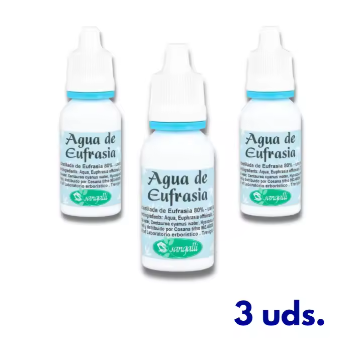 Sangalli Pack 3 Agua de Eufrasia 15 Ml - Hierbas y Medicina Tradicional - 1