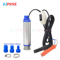 Bomba Eléctrica Portátil Para Coche 260W 12/24V Para Diesel Aceite Agua Vino Transferencia Camping Pesca Motor Submersible 180W 100W Azul - details 6