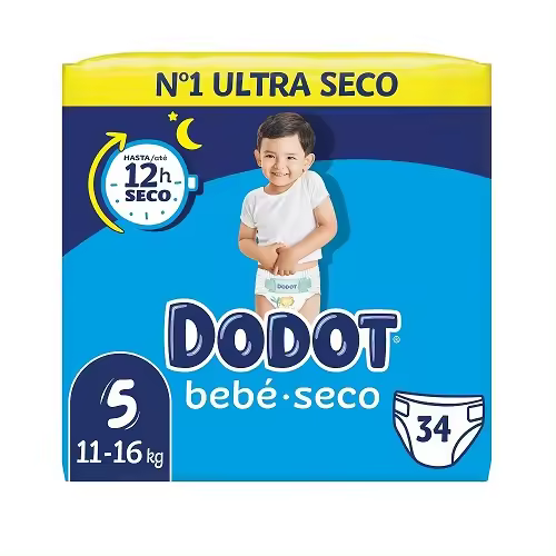 Dodot Bebé Seco Small Pack Talla 5 - 34uds - 1