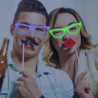 10 Pcs Gafas Luminosas Con Luz Neon Fluorescente Para Fiesta Bar Party Regalo Para Adultos Y Niños Cumpleaños Accesorios De Fiesta - details 9