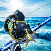 Carrete De Pesca Sougayilang Con Contador De Línea Reloj De Manivela Para Salmón Y Atún 4.1:1/6+1BB Máximo Arrastre 25Kg Pesca En Oceano Y Río - details 1