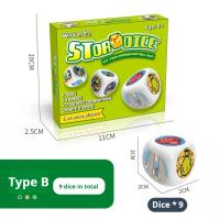 Juego De Dados De Acrílico Juego De Lectura Y Historias Para Mejorar La Lógica Y El Lenguaje Juego De Fiesta Para Adultos - details 6