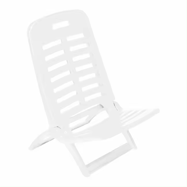 Silla de Playa  Blanco 40 x 51,5 x 62 cm / Silla de playa - 1