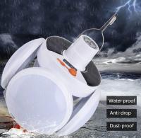 Lámpara De Mesa Recargable Portátil Con Solado Solar Para Camping Iluminación De Emergencia Con Mango Y Control Remoto Bombilla Ajustable Para Tienda De Campaña - details 4