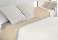 Mommata Colcha Bouti Bordada Reversible Beige Bicolor. - details 1