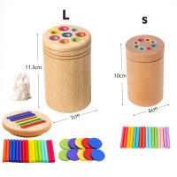 Juguetes De Madera Montessori Para Niños Edad Temprana Juego De Colores Y Formas Mejora El Desarrollo Motor Y Educativo - details 0