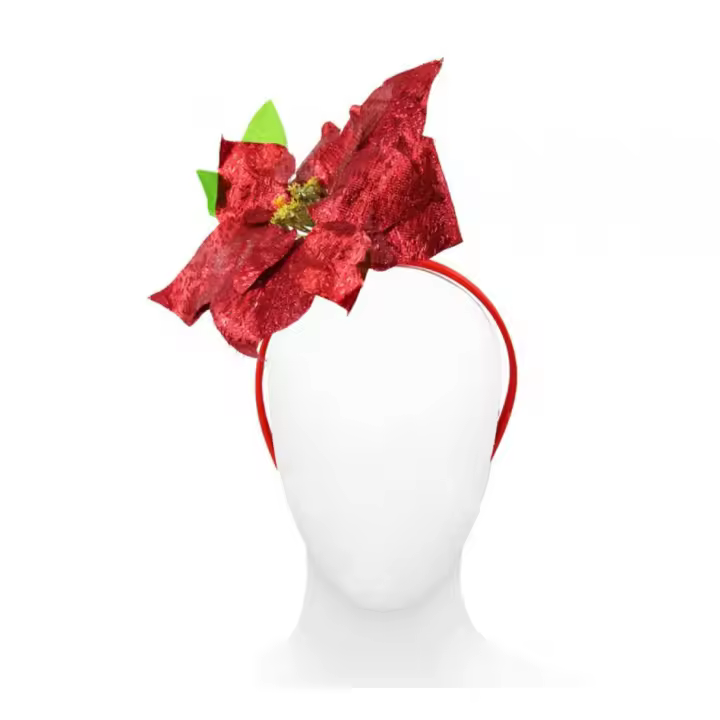 Partilandia Diadema de Flor Navidad Grande - 1